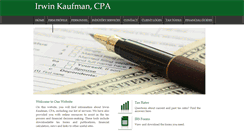 Desktop Screenshot of ikaufmancpa.com